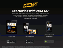 Tablet Screenshot of maxgo.com